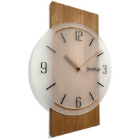 Geometrické nástenné drevené hodiny 40cm, z240-md-dx Geometrické nástenné drevené hodiny 40cm, z240-md-dx