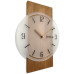 Geometrické nástenné drevené hodiny 40cm, z240-md-dx Geometrické nástenné drevené hodiny 40cm, z240-md-dx