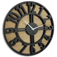 Nástenné drevené hodiny Arabic Loft Flex z218-1d-2-x, 50 cm