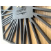 Nástenné drevené hodiny Square Loft Flex z226-1d-dx, 50 cm Nástenné drevené hodiny Square Loft Flex z226-1d-dx, 50 cm