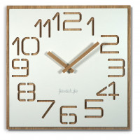 Nástenné hodiny Digits z120-2matd-dx, 40 cm biela Nástenné hodiny Digits z120-2matd-dx, 40 cm biela