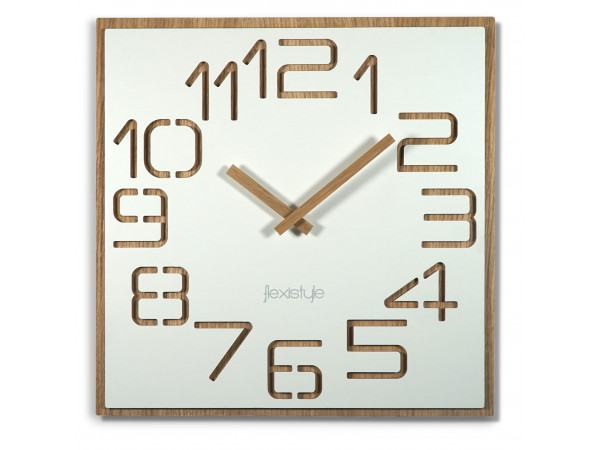 Nástenné hodiny Digits z120-2matd-dx, 40 cm biela Nástenné hodiny Digits z120-2matd-dx, 40 cm biela