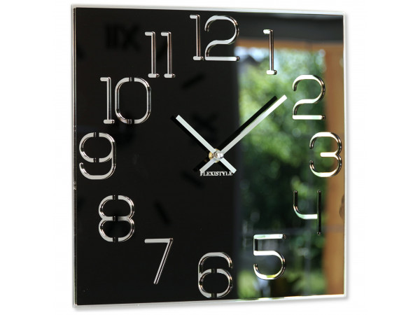 Nástenné hodiny Digit Flex z120-1-0-x, 30 cm, čierne Nástenné hodiny Digit Flex z120-1-0-x, 30 cm, čierne