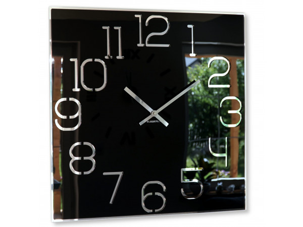 Nástenné hodiny Digit Flex z120-1-0-x, 50 cm, čierne Nástenné hodiny Digit Flex z120-1-0-x, 50 cm, čierne