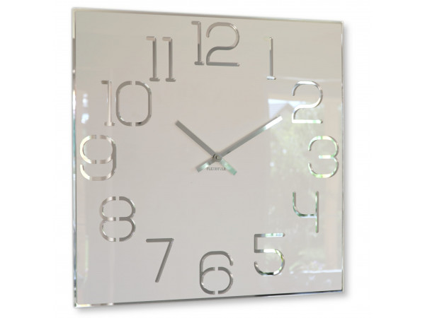Nástenné hodiny Digit Flex z120-2-0-x, 50 cm, biele Nástenné hodiny Digit Flex z120-2-0-x, 50 cm, biele