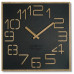 Drevené nástenné hodiny Digits z120-1matd-dx 40 cm, čierne Drevené nástenné hodiny Digits z120-1matd-dx 40 cm, čierne