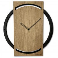 Nástenné hodiny Wood oak 2 Flex z215-1d-1-x v, 32 cm