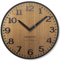 Nástenné hodiny Elegante Flex z227-1d-1-x tmavohnedé, 30 cm Nástenné hodiny Elegante Flex z227-1d-1-x tmavohnedé, 30 cm