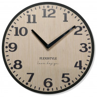 Nástenné hodiny Elegante Flex z227-1d2-1-x svetlohnedé, 30 cm Nástenné hodiny Elegante Flex z227-1d2-1-x svetlohnedé, 30 cm