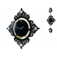 Nástenné hodiny Glamour Flex z82-1, 145 cm, čierne