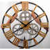 Dizajnové nástenné hodiny Industrial z229-11ad 80 cm, čierne Dizajnové nástenné hodiny Industrial z229-11ad 80 cm, čierne