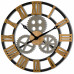 Dizajnové nástenné hodiny Industrial z229-11ad 80 cm, čierne Dizajnové nástenné hodiny Industrial z229-11ad 80 cm, čierne