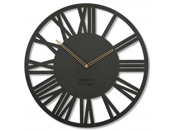 Nástenné hodiny Loft Adulto 50cm, z219 čierna Nástenné hodiny Loft Adulto 50cm, z219 čierna