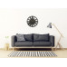Nástenné hodiny Loft Adulto 50cm, z219 čierna Nástenné hodiny Loft Adulto 50cm, z219 čierna