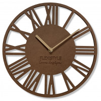 Nástenné hodiny Loft Piccolo bronze Flex z219-9a-dx, 30 cm Nástenné hodiny Loft Piccolo bronze Flex z219-9a-dx, 30 cm