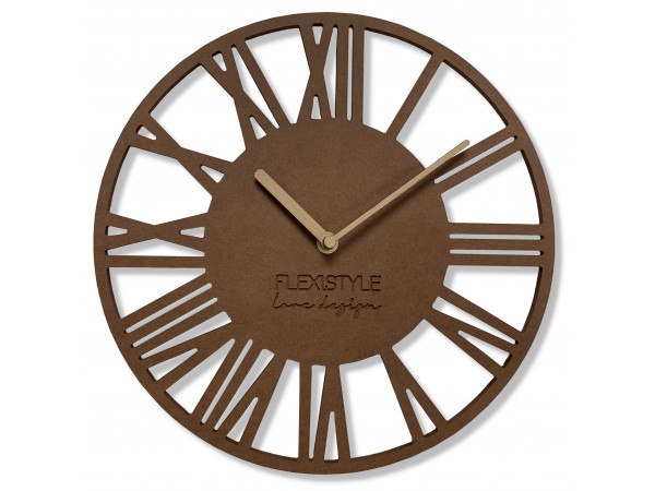 Nástenné hodiny Loft Piccolo bronze Flex z219-9a-dx, 30 cm Nástenné hodiny Loft Piccolo bronze Flex z219-9a-dx, 30 cm