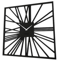Nástenné hodiny Loft Square z226-1-2-x, 80 cm čierna Nástenné hodiny Loft Square z226-1-2-x, 80 cm čierna