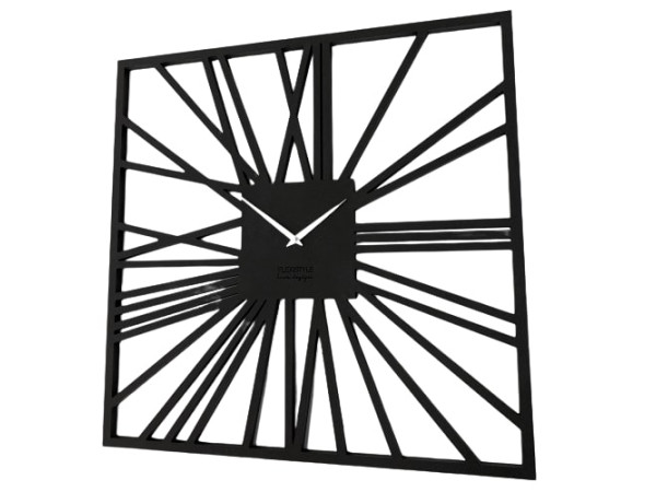 Nástenné hodiny Loft Square z226-1-2-x, 80 cm čierna Nástenné hodiny Loft Square z226-1-2-x, 80 cm čierna