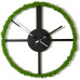 Nástenné hodiny Metal Black with Moss Flexistyle z21e, 50cm Nástenné hodiny Metal Black with Moss Flexistyle z21e, 50cm