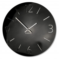 Nástenné hodiny Slim Flex z111a-1-0-x, 30 cm, čierne lesklé Nástenné hodiny Slim Flex z111a-1-0-x, 30 cm, čierne lesklé