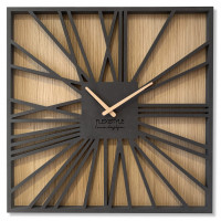 Nástenné drevené hodiny Square Loft Flex z226-1d-dx, 50 cm Nástenné drevené hodiny Square Loft Flex z226-1d-dx, 50 cm