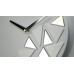 Nástenné hodiny Triangles Flex z205-2, 30 cm, biele matné Nástenné hodiny Triangles Flex z205-2, 30 cm, biele matné