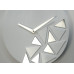 Nástenné hodiny Triangles Flex z205-2, 30 cm, biele matné Nástenné hodiny Triangles Flex z205-2, 30 cm, biele matné
