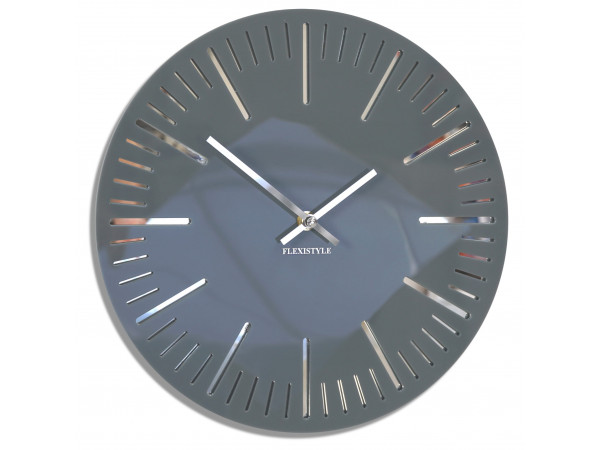 Nástenné hodiny Trim Flex z112-1a0-x, 30 cm, sivé