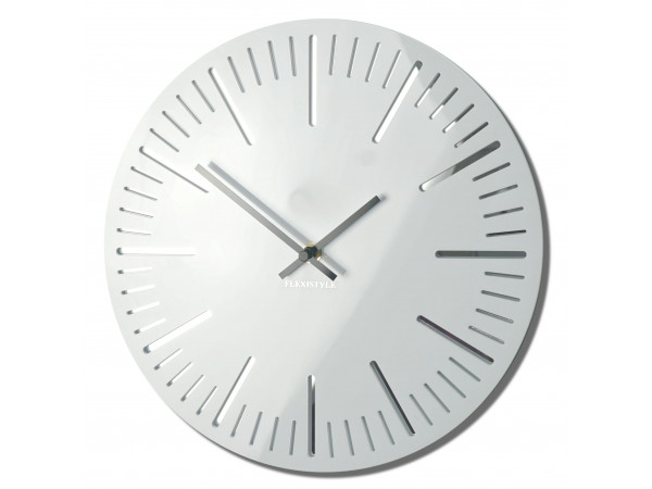 Nástenné hodiny Trim Flex z112-2-0-x, 30 cm, biele