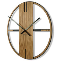 Nástenné hodiny Unique 50cm, Flexistyle z21f hnedá Nástenné hodiny Unique 50cm, Flexistyle z21f hnedá