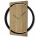 Nástenné hodiny Wood oak 2 Flex z215-1d-1-x v, 32 cm