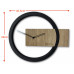 Nástenné hodiny z dubového dreva Flex z214, 32 cm