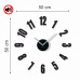 3D Nalepovacie hodiny DIY ADMIRABLE L SWEEP 54a-1, 50-75cm 3D Nalepovacie hodiny DIY ADMIRABLE L SWEEP 54a-1, 50-75cm