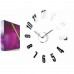 3D Nalepovacie hodiny DIY Admirable L Sweep 54a-0, zrkadlové 50-75cm