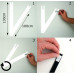 3D Nalepovacie hodiny Diy Admirable L Sweep 54D-0, zrkadlové 50-75cm