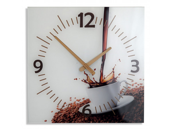 Nástenné sklenené hodiny Coffee 2 Flex z51c s-d-x, 30 cm Nástenné sklenené hodiny Coffee 2 Flex z51c s-d-x, 30 cm