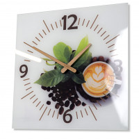 Nástenné sklenené hodiny Coffee 3 Flex z51d s-d-x, 30 cm Nástenné sklenené hodiny Coffee 3 Flex z51d s-d-x, 30 cm