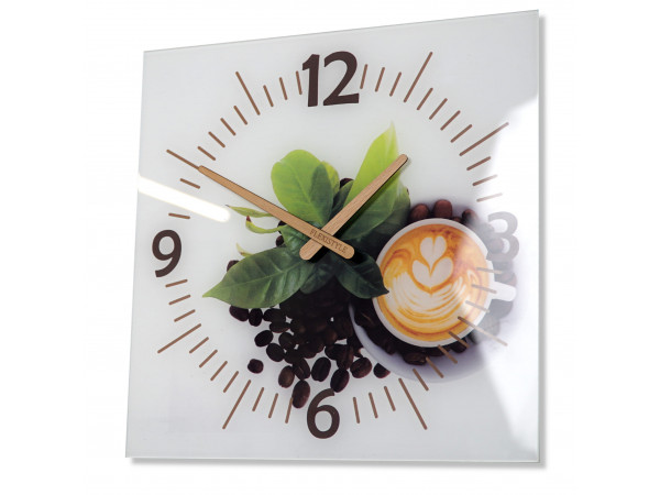 Nástenné sklenené hodiny Coffee 3 Flex z51d s-d-x, 30 cm Nástenné sklenené hodiny Coffee 3 Flex z51d s-d-x, 30 cm