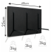 Nástenný drevený vešiak Flexistyle 40cm, w3-1-2540 Nástenný drevený vešiak Flexistyle 40cm, w3-1-2540