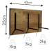 Nástenný drevený vešiak Flexistyle 40cm, w3-d-2540 Nástenný drevený vešiak Flexistyle 40cm, w3-d-2540