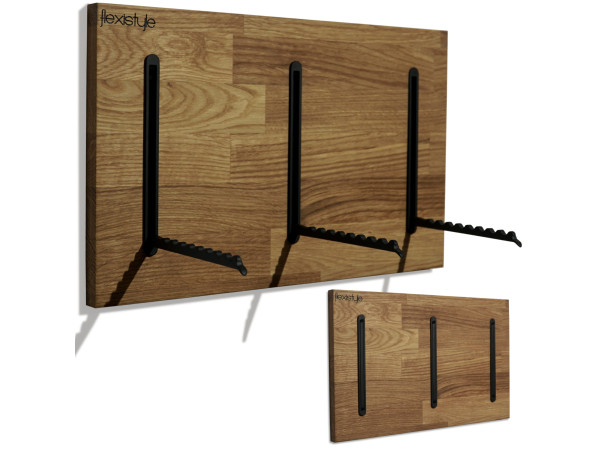 Nástenný drevený vešiak Flexistyle 40cm, w3-d-2540 Nástenný drevený vešiak Flexistyle 40cm, w3-d-2540