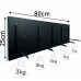 Nástenný drevený vešiak Flexistyle 80cm, w3-1-2580 Nástenný drevený vešiak Flexistyle 80cm, w3-1-2580