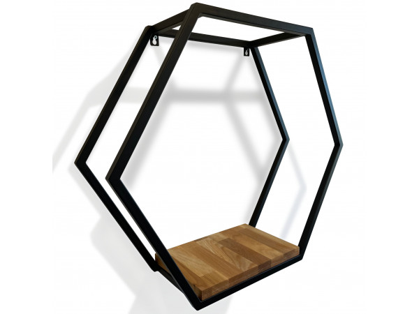 Šesťhranná polička Loft FlexiStyle hex-6018 Šesťhranná polička Loft FlexiStyle hex-6018