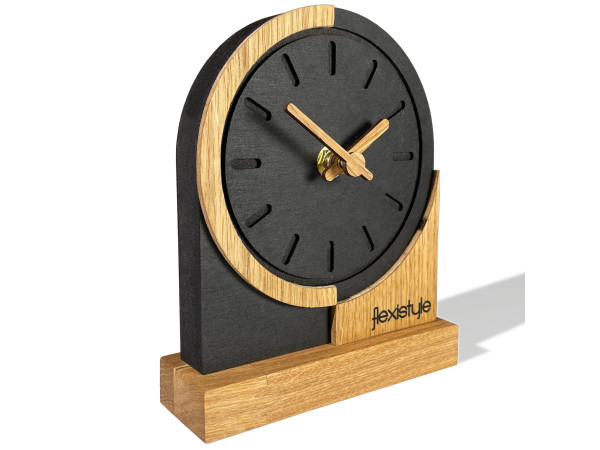 Stolové hodiny Black Oak Flexistyle zs2, 16cm Stolové hodiny Black Oak Flexistyle zs2, 16cm