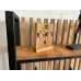 Stolové hodiny Square Oak Flexistyle zs1, 16cm Stolové hodiny Square Oak Flexistyle zs1, 16cm