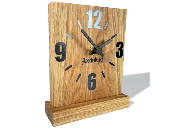 Stolové hodiny Square Oak Flexistyle zs1, 16cm Stolové hodiny Square Oak Flexistyle zs1, 16cm