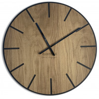 Nástenné hodiny z dubového dreva Wood art Flex z216-1d-1-x, 60 cm