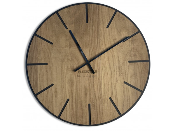 Nástenné hodiny z dubového dreva Wood art Flex z216-1d-1-x, 60 cm Nástenné hodiny z dubového dreva Wood art Flex z216-1d-1-x, 60 cm