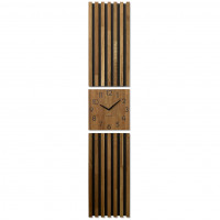 Závesné hodiny z dubového dreva Lamele 155cm FlexiStyle z235-d1 Závesné hodiny z dubového dreva Lamele 155cm FlexiStyle z235-d1