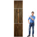 Závesné hodiny z dubového dreva Lamele 250cm FlexiStyle z238-d1 Závesné hodiny z dubového dreva Lamele 250cm FlexiStyle z238-d1